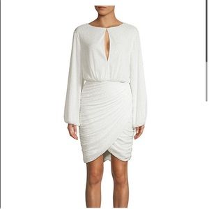 Jay Godfrey Mavis Keyhole Sequin Minidress